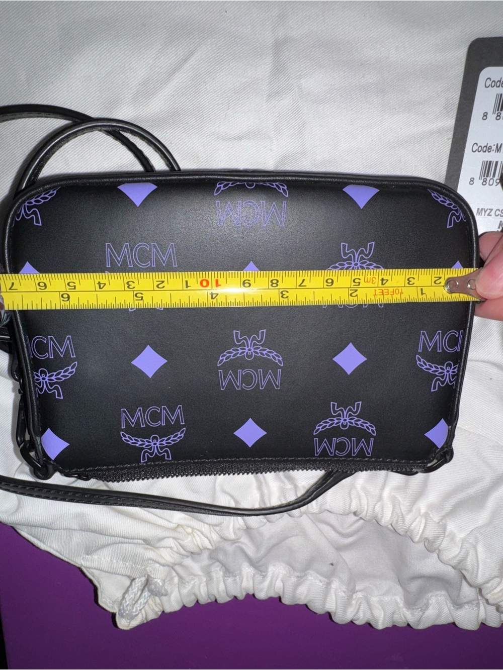 MCM Black Crossbody Bag “Mini Color Splash” - Picture 4 of 5